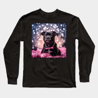 Glitter Staffy Long Sleeve T-Shirt